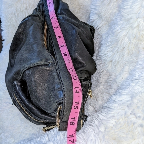 Michael Kors Black Soft Leather Satchel Shoulder Bag - Picture 13 of 16